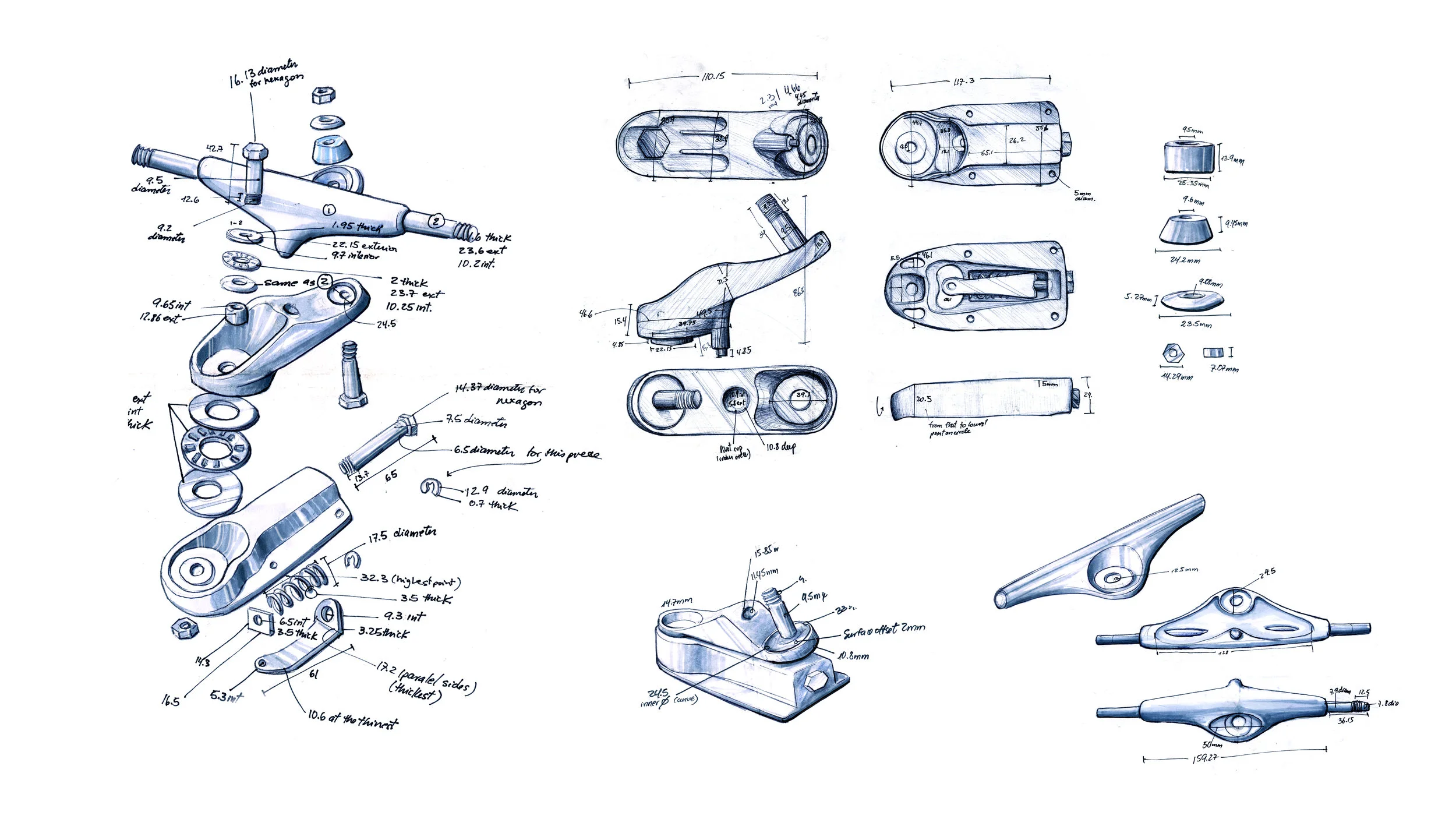 Carver truck sketches