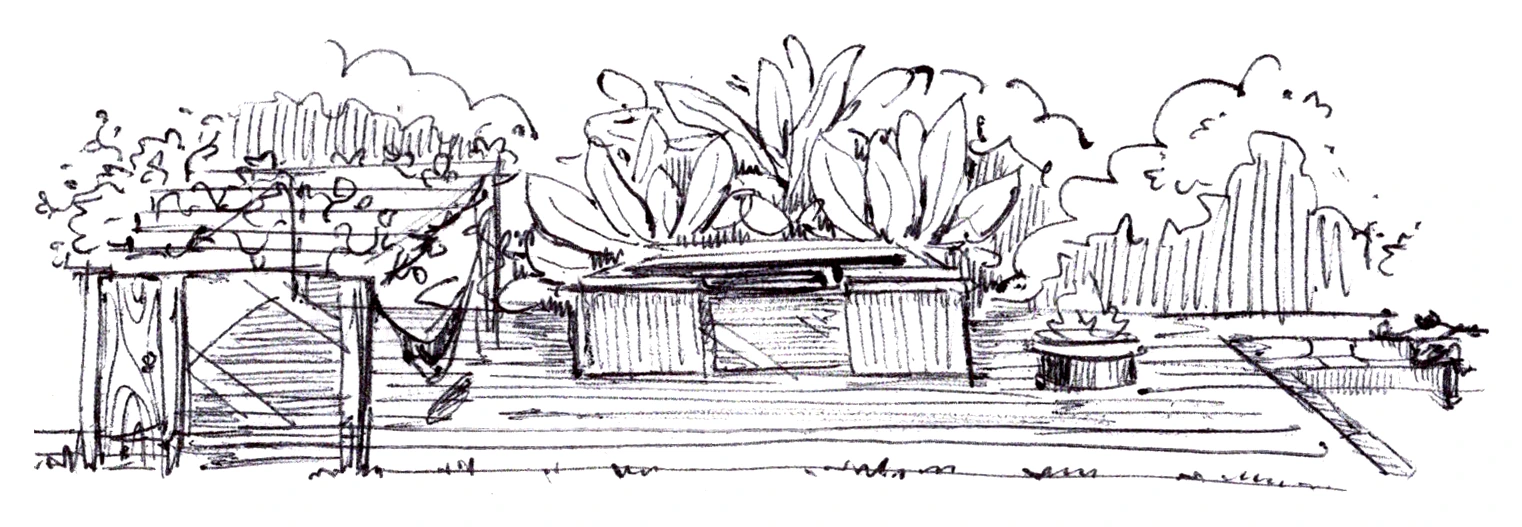 Pergola deck