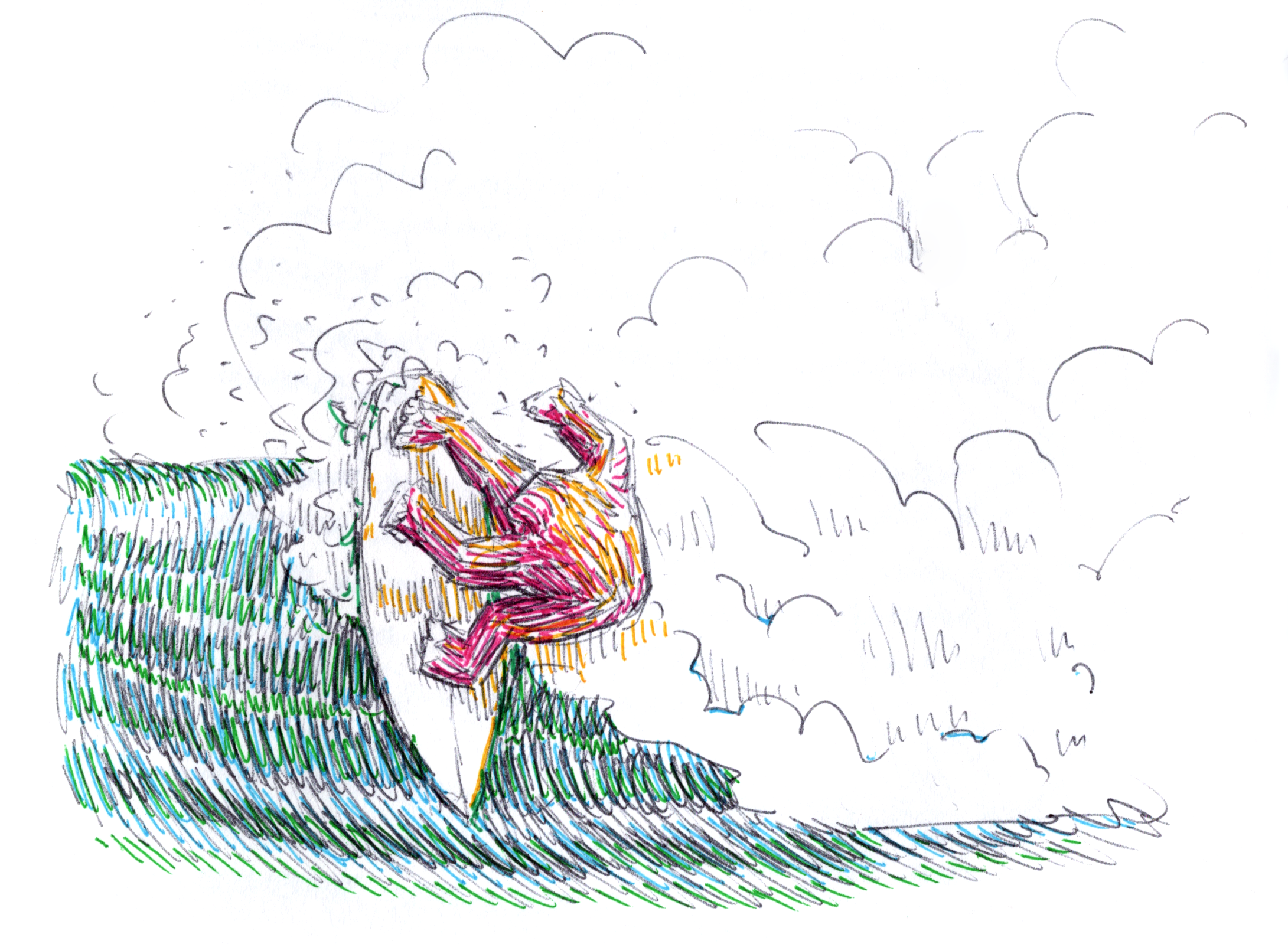 Samson lip smack sketch