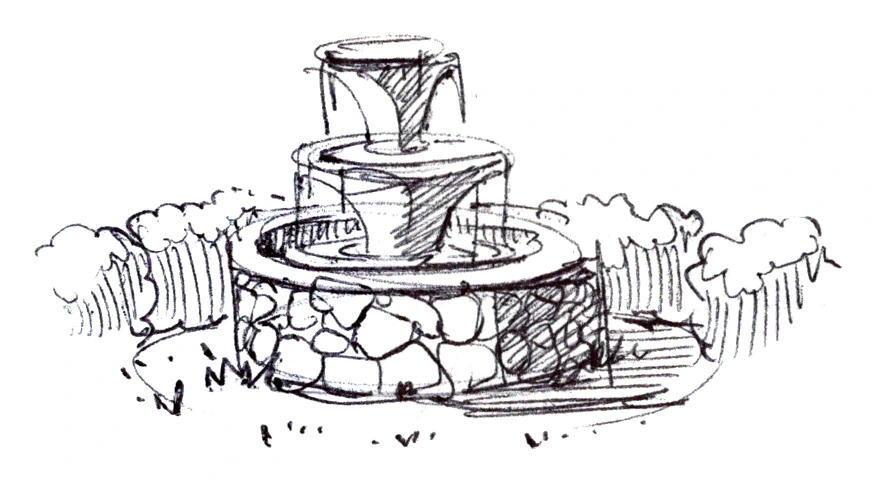 Tiered fountain