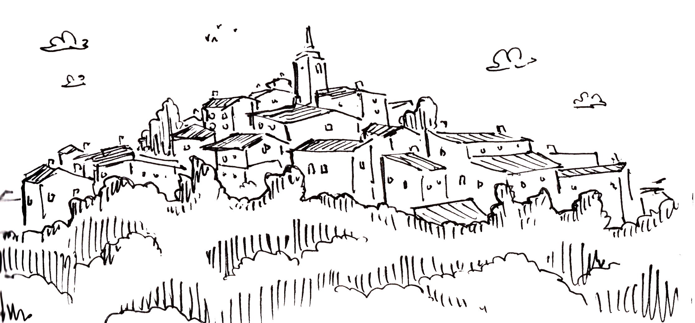 Village sketch