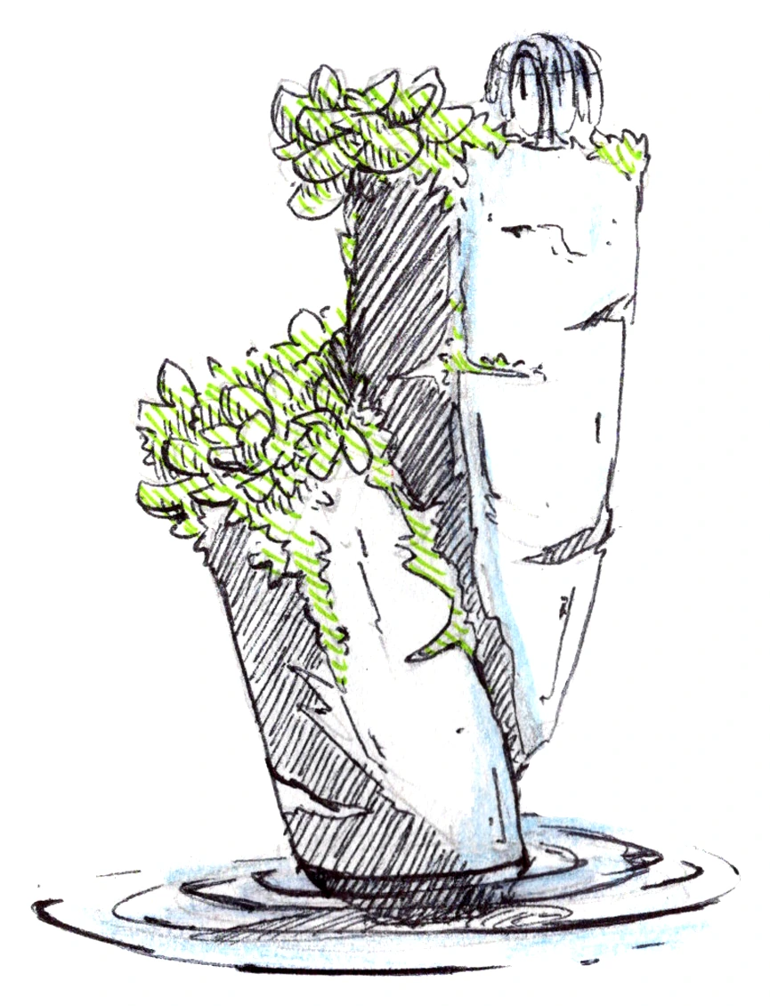 Water monolith