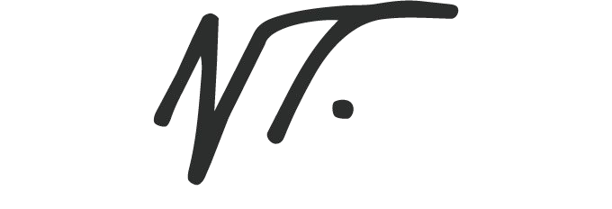 NT handwritten monogram