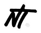 Noboa Torres logo sketch: NT monogram sketch