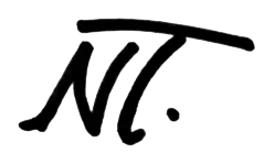 Noboa Torres logo sketch: NT monogram sketch