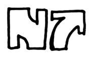 Noboa Torres logo sketch: bold NT logo study