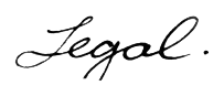 Noboa Torres logo sketch: hand-lettered 'Legal' study