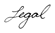 Noboa Torres logo sketch: hand-lettered 'Legal' study