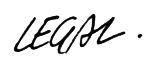 Noboa Torres logo sketch: hand-lettered 'Legal' study