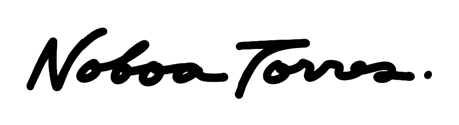 Noboa Torres logo sketch: Noboa Torres signature study