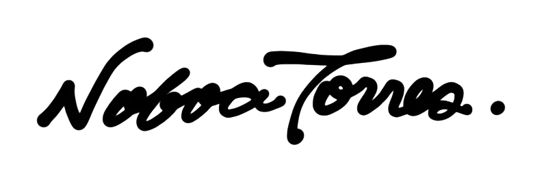 Noboa Torres logo sketch: Noboa Torres signature study