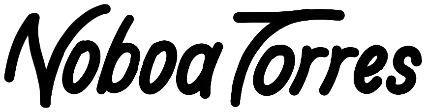 Noboa Torres logo sketch: Noboa Torres signature study