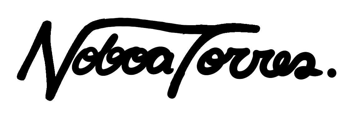 Noboa Torres logo sketch: Noboa Torres signature study