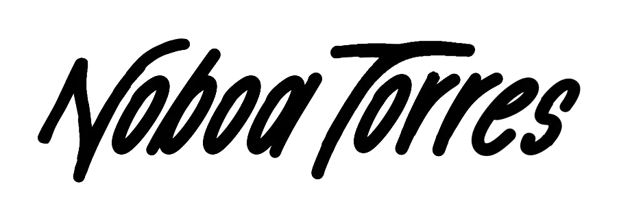 Noboa Torres logo sketch: Noboa Torres signature study