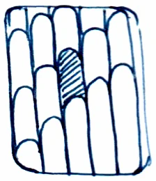 Rogue logo sketch: rounded slab bundle stamp